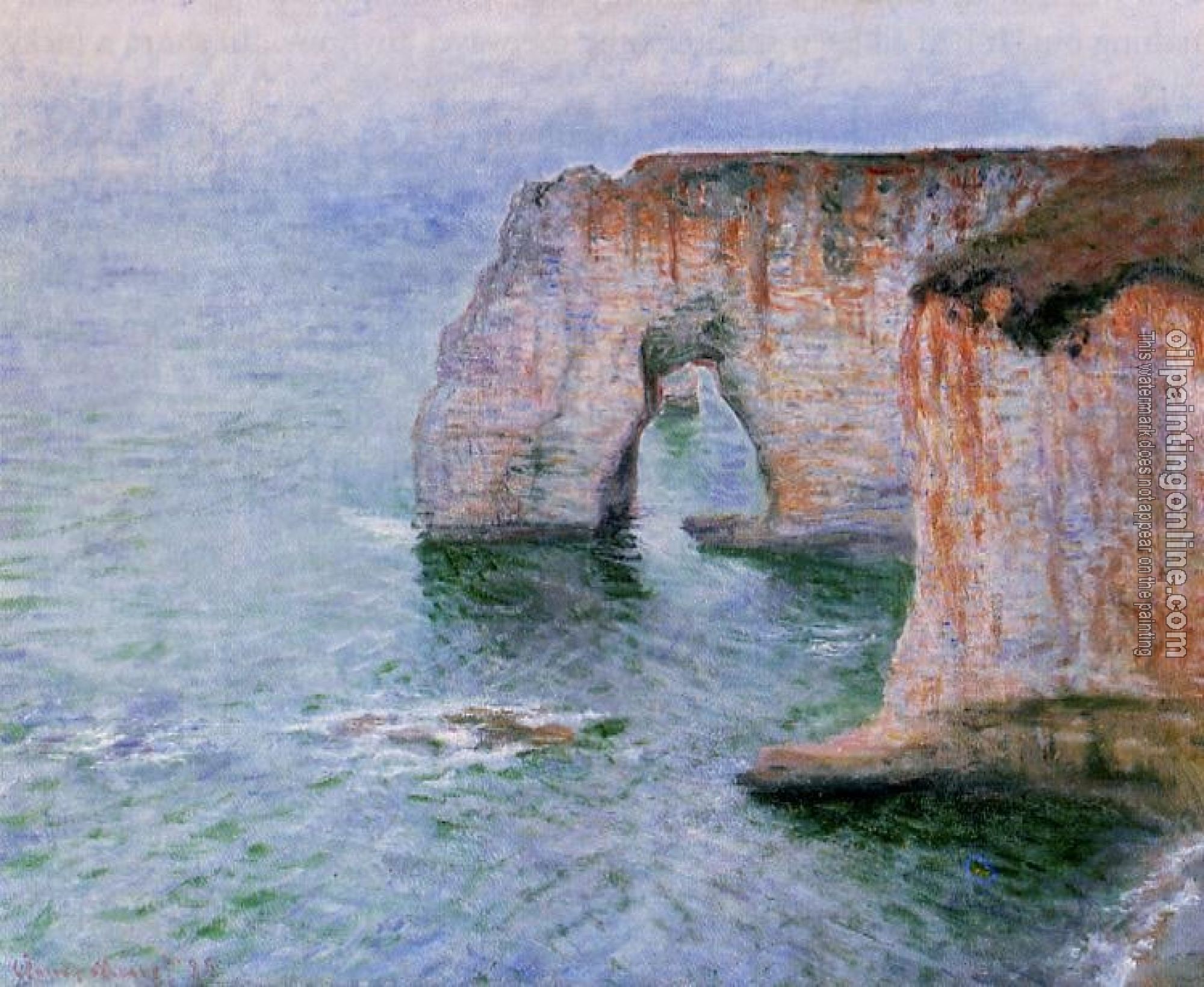 Monet, Claude Oscar - The Manneport Seen from the East